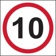 10mph Speed Limit Sign 10mph Speed Limit Sign Workplace Stuff UK