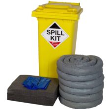 120L Emergency Spill Kit with Wheelie Bin Safety & Security Workplace Stuff UK 120L Emergency Spill Kit with Wheelie Bin Safety & Security Workplace Stuff UK