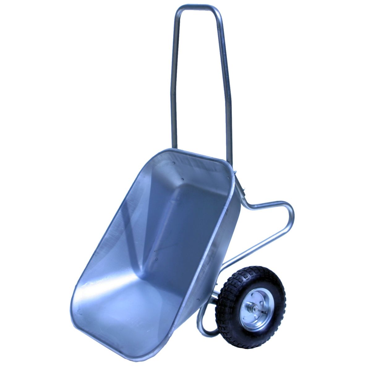 2 Wheel Wheelbarrow - Galvanised 65L Capacity 2 2 Wheel Wheelbarrow - Galvanised 65L Capacity
