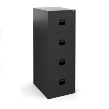 Black Metal Filing Cabinets Office Furniture Workplace Stuff UK