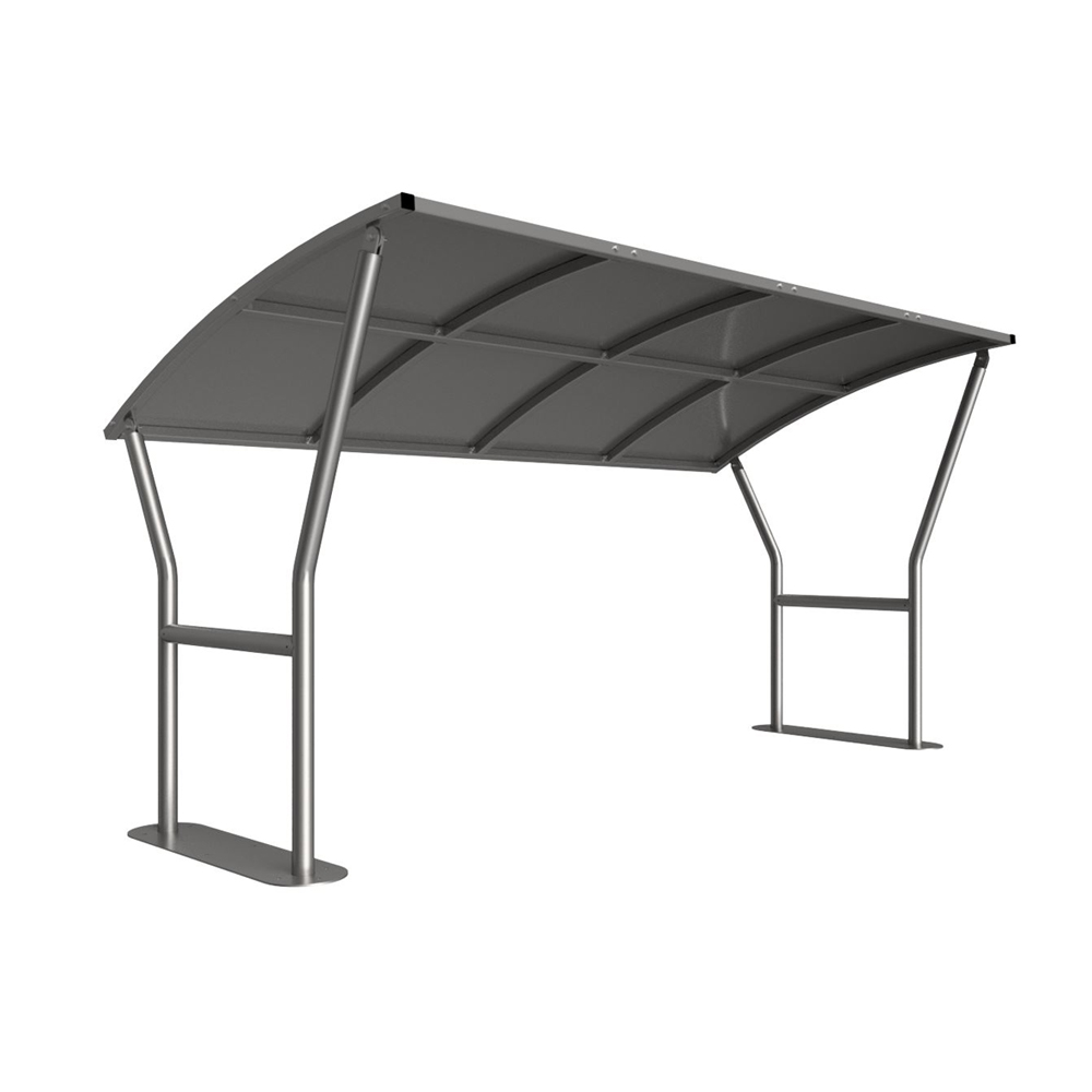 caxton-cycle-shelter-galvanised-roof-4m caxton-cycle-shelter-galvanised-roof