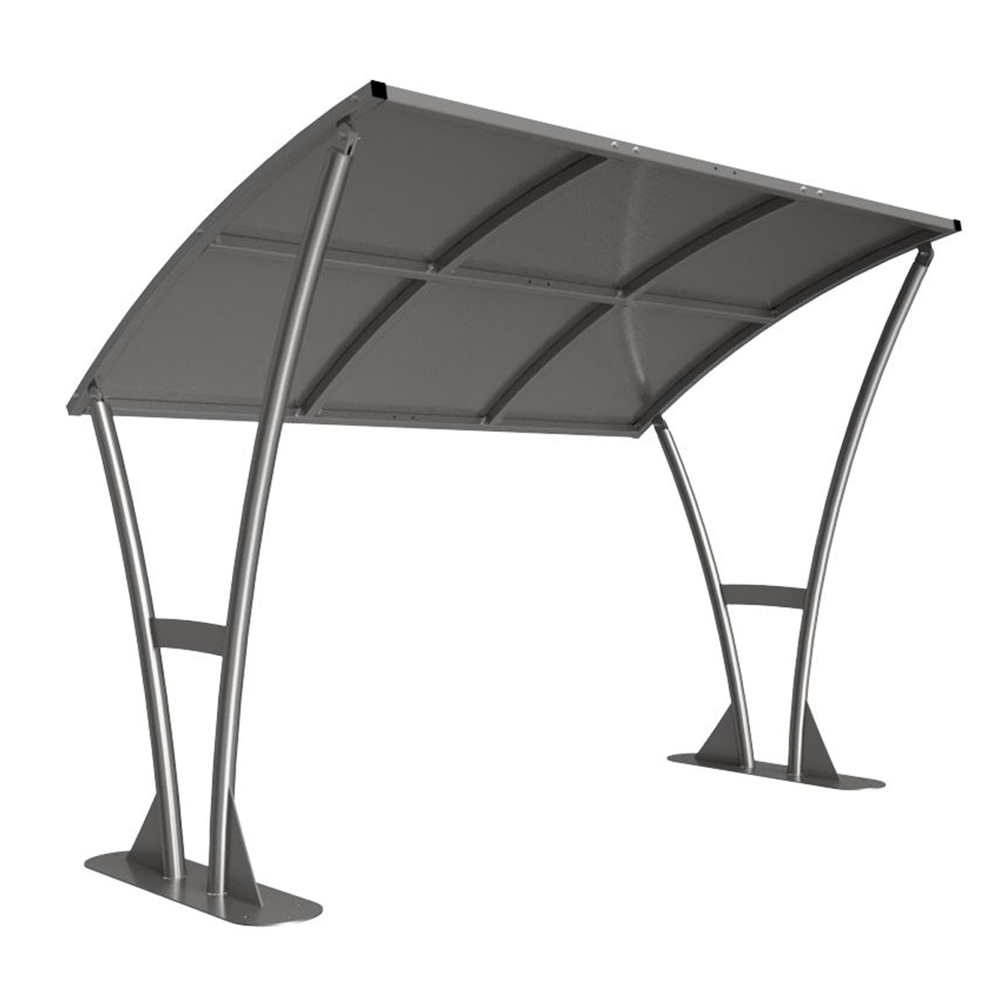 Newton Bike Shelter - Galvanised Roof Newton Bike Shelter - Galvanised Roof Workplace Stuff UK