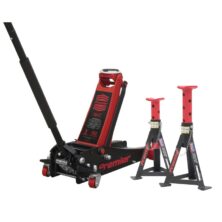 Sealey Trolley Jack 3t & Axle Stands (Pair) 3t per Stand Combo Standard Chassis Workplace Stuff UK Sealey Trolley Jack 3t & Axle Stands (Pair) 3t per Stand Combo Standard Chassis Workplace Stuff UK