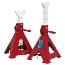 Sealey Axle Stands (Pair) 5tonne Capacity per Stand Auto Rise Ratchet Ratchet Workplace Stuff UK Sealey Axle Stands (Pair) 5tonne Capacity per Stand Auto Rise Ratchet Ratchet Workplace Stuff UK