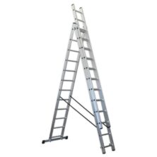 Sealey Aluminium Extension Combination Ladder 3×12 EN 131 Extension Workplace Stuff UK Sealey Aluminium Extension Combination Ladder 3×12 EN 131 Extension Workplace Stuff UK