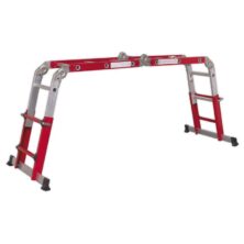 Sealey Aluminium Multipurpose Ladder EN 131 Adjustable Height Scaffolding & Work Platforms Workplace Stuff UK Sealey Aluminium Multipurpose Ladder EN 131 Adjustable Height Scaffolding & Work Platforms Workplace Stuff UK