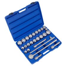 Sealey Socket Set 26pc 3/4″Sq Drive 12-point WallDrive® 3/4"Sq Drive Workplace Stuff UK Sealey Socket Set 26pc 3/4″Sq Drive 12-point WallDrive® 3/4"Sq Drive Workplace Stuff UK