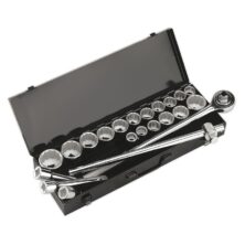 Sealey Socket Set 22pc 3/4″Sq Drive 12-point WallDrive® 3/4"Sq Drive Workplace Stuff UK Sealey Socket Set 22pc 3/4″Sq Drive 12-point WallDrive® 3/4"Sq Drive Workplace Stuff UK