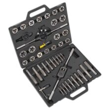 Sealey Tap & Die Set 45pc Split Dies Imperial Taps & Dies Workplace Stuff UK Sealey Tap & Die Set 45pc Split Dies Imperial Taps & Dies Workplace Stuff UK