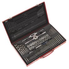 Sealey Tap & Die Set 76pc Split Dies Metric Taps & Dies Workplace Stuff UK Sealey Tap & Die Set 76pc Split Dies Metric Taps & Dies Workplace Stuff UK