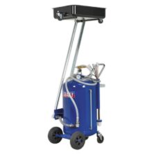 Sealey Mobile Oil Drainer with Probes 80L Cantilever Air Discharge Gravity/Vacuum Extraction Workplace Stuff UK Sealey Mobile Oil Drainer with Probes 80L Cantilever Air Discharge Gravity/Vacuum Extraction Workplace Stuff UK