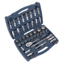 Sealey Socket Set 41pc 1/2″Sq Drive WallDrive® Metric 1/2"Sq Drive Workplace Stuff UK Sealey Socket Set 41pc 1/2″Sq Drive WallDrive® Metric 1/2"Sq Drive Workplace Stuff UK