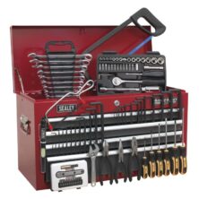 Sealey Topchest 6 Drawer with Ball-Bearing Slides – Red/Grey & 98pc Tool Kit American Pro Workplace Stuff UK Sealey Topchest 6 Drawer with Ball-Bearing Slides – Red/Grey & 98pc Tool Kit American Pro Workplace Stuff UK
