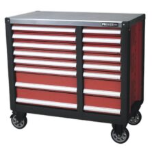 Sealey Mobile Workstation 16 Drawer with Ball-Bearing Slides Premier Workplace Stuff UK Sealey Mobile Workstation 16 Drawer with Ball-Bearing Slides Premier Workplace Stuff UK