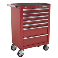 Sealey Rollcab 7 Drawer with Ball Bearing Slides – Red Superline Pro Workplace Stuff UK Sealey Rollcab 7 Drawer with Ball Bearing Slides – Red Superline Pro Workplace Stuff UK