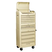 Sealey Retro Style Topchest, Mid-Box & Rollcab Combination 10 Drawer Cream Premier Workplace Stuff UK Sealey Retro Style Topchest, Mid-Box & Rollcab Combination 10 Drawer Cream Premier Workplace Stuff UK