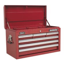 Sealey Topchest 6 Drawer with Ball Bearing Slides – Red Superline Pro Workplace Stuff UK Sealey Topchest 6 Drawer with Ball Bearing Slides – Red Superline Pro Workplace Stuff UK