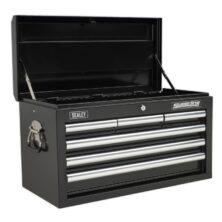 Sealey Topchest 6 Drawer with Ball Bearing Slides – Black Superline Pro Workplace Stuff UK Sealey Topchest 6 Drawer with Ball Bearing Slides – Black Superline Pro Workplace Stuff UK