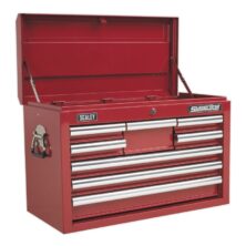 Sealey Topchest 8 Drawer with Ball Bearing Slides – Red Superline Pro Workplace Stuff UK Sealey Topchest 8 Drawer with Ball Bearing Slides – Red Superline Pro Workplace Stuff UK