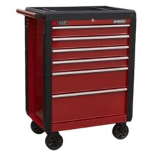 Sealey Rollcab 6 Drawer with Ball Bearing Slides Superline Pro Workplace Stuff UK Sealey Rollcab 6 Drawer with Ball Bearing Slides Superline Pro Workplace Stuff UK