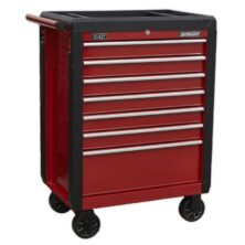 Sealey Rollcab 7 Drawer with Ball Bearing Slides – Red Superline Pro Workplace Stuff UK Sealey Rollcab 7 Drawer with Ball Bearing Slides – Red Superline Pro Workplace Stuff UK