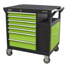 Sealey Mobile Workstation 7 Drawer & Cupboard 920mm Premier Workplace Stuff UK Sealey Mobile Workstation 7 Drawer & Cupboard 920mm Premier Workplace Stuff UK