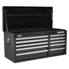 Sealey Topchest 10 Drawer with Ball Bearing Slides Heavy-Duty – Black Superline Pro Workplace Stuff UK Sealey Topchest 10 Drawer with Ball Bearing Slides Heavy-Duty – Black Superline Pro Workplace Stuff UK