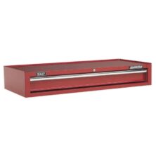 Sealey Mid-Box 1 Drawer with Ball Bearing Slides Heavy-Duty- Red Superline Pro Workplace Stuff UK Sealey Mid-Box 1 Drawer with Ball Bearing Slides Heavy-Duty- Red Superline Pro Workplace Stuff UK