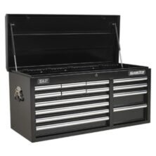 Sealey Topchest 14 Drawer with Ball Bearing Slides Heavy-Duty – Black Superline Pro Workplace Stuff UK Sealey Topchest 14 Drawer with Ball Bearing Slides Heavy-Duty – Black Superline Pro Workplace Stuff UK