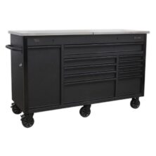 Sealey Mobile Tool Cabinet 1600mm with Power Tool Charging Drawer Premier Workplace Stuff UK Sealey Mobile Tool Cabinet 1600mm with Power Tool Charging Drawer Premier Workplace Stuff UK