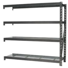 Sealey Heavy-Duty Racking Extension Pack with 4 Mesh Shelves 640kg Capacity Per Level Racking Workplace Stuff UK Sealey Heavy-Duty Racking Extension Pack with 4 Mesh Shelves 640kg Capacity Per Level Racking Workplace Stuff UK
