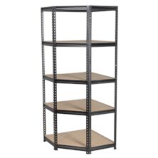 Sealey Corner Racking Unit 5 Level 150kg Capacity Per Level Racking Workplace Stuff UK Sealey Corner Racking Unit 5 Level 150kg Capacity Per Level Racking Workplace Stuff UK