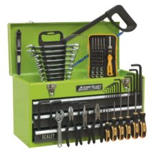 Sealey Portable Tool Chest 3 Drawer with Ball Bearing Slides – Hi-Vis & 93pc Tool Kit American Pro Workplace Stuff UK Sealey Portable Tool Chest 3 Drawer with Ball Bearing Slides – Hi-Vis & 93pc Tool Kit American Pro Workplace Stuff UK