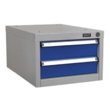 Sealey Double Drawer Unit for API Series Workbenches Workbenches Workplace Stuff UK Sealey Double Drawer Unit for API Series Workbenches Workbenches Workplace Stuff UK