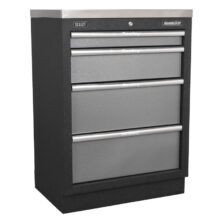 Sealey Modular 4 Drawer Cabinet 680mm Superline Pro Workplace Stuff UK Sealey Modular 4 Drawer Cabinet 680mm Superline Pro Workplace Stuff UK