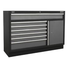 Sealey Modular 7 Drawer Floor Cabinet 1360mm Superline Pro Workplace Stuff UK Sealey Modular 7 Drawer Floor Cabinet 1360mm Superline Pro Workplace Stuff UK