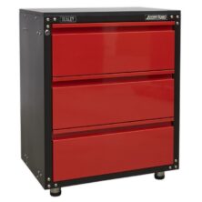 Sealey Modular 3 Drawer Cabinet with Worktop 665mm American Pro Workplace Stuff UK Sealey Modular 3 Drawer Cabinet with Worktop 665mm American Pro Workplace Stuff UK