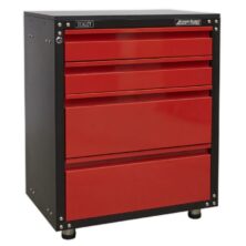 Sealey Modular 4 Drawer Cabinet with Worktop 665mm American Pro Workplace Stuff UK Sealey Modular 4 Drawer Cabinet with Worktop 665mm American Pro Workplace Stuff UK