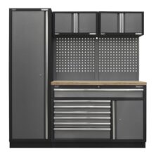Sealey Superline Pro 1.96m Storage System – Pressed Wood Worktop Superline Pro Workplace Stuff UK Sealey Superline Pro 1.96m Storage System – Pressed Wood Worktop Superline Pro Workplace Stuff UK