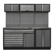 Sealey Superline Pro 2.04m Storage System – Stainless Steel Worktop Superline Pro Workplace Stuff UK Sealey Superline Pro 2.04m Storage System – Stainless Steel Worktop Superline Pro Workplace Stuff UK