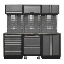 Sealey Superline Pro 2.04m Storage System – Stainless Steel Worktop Superline Pro Workplace Stuff UK Sealey Superline Pro 2.04m Storage System – Stainless Steel Worktop Superline Pro Workplace Stuff UK