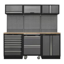 Sealey Superline Pro 2.04m Storage System – Pressed Wood Worktop Superline Pro Workplace Stuff UK Sealey Superline Pro 2.04m Storage System – Pressed Wood Worktop Superline Pro Workplace Stuff UK