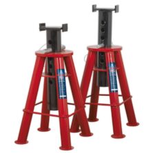 Sealey Axle Stands (Pair) 10tonne Capacity per Stand High Level & Specialist Workplace Stuff UK Sealey Axle Stands (Pair) 10tonne Capacity per Stand High Level & Specialist Workplace Stuff UK