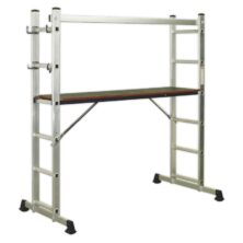 Sealey Aluminium Scaffold Ladder 4-Way EN 131 Scaffolding & Work Platforms Workplace Stuff UK Sealey Aluminium Scaffold Ladder 4-Way EN 131 Scaffolding & Work Platforms Workplace Stuff UK