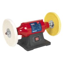 Sealey Bench Mounting Buffer/Polisher 200mm 550W/230V Polishers Workplace Stuff UK Sealey Bench Mounting Buffer/Polisher 200mm 550W/230V Polishers Workplace Stuff UK