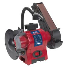 Sealey Bench Grinder Ø150mm with 50mm Belt Sander & Work Light 250W/230V Grinders Workplace Stuff UK Sealey Bench Grinder Ø150mm with 50mm Belt Sander & Work Light 250W/230V Grinders Workplace Stuff UK