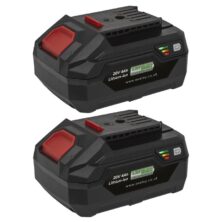Sealey Power Tool Battery Pack 20V 4Ah Kit for SV20V Series Batteries & Accessories Workplace Stuff UK Sealey Power Tool Battery Pack 20V 4Ah Kit for SV20V Series Batteries & Accessories Workplace Stuff UK