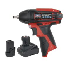 Sealey Impact Wrench Kit 3/8″Sq Drive 12V Lithium-ion – 2 Batteries 3/8"Sq Drive Cordless Workplace Stuff UK Sealey Impact Wrench Kit 3/8″Sq Drive 12V Lithium-ion – 2 Batteries 3/8"Sq Drive Cordless Workplace Stuff UK