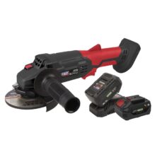 Sealey Cordless Angle Grinder Kit Ø115mm 20V – 2 Batteries Cordless Workplace Stuff UK Sealey Cordless Angle Grinder Kit Ø115mm 20V – 2 Batteries Cordless Workplace Stuff UK