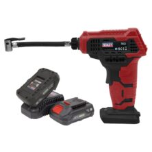 Sealey Cordless Air Pump Kit 20V – 2 Batteries Cordless Workplace Stuff UK Sealey Cordless Air Pump Kit 20V – 2 Batteries Cordless Workplace Stuff UK